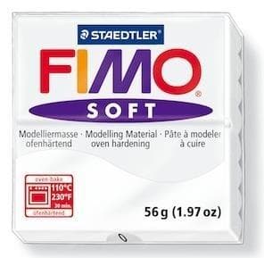 Staedtler Fimo Soft Biała - masa plastyczna do modelowania 56g