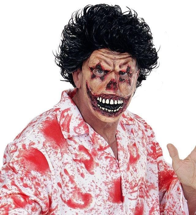 Maska na Halloween klaun horror z ranami