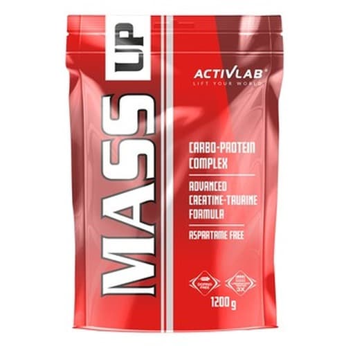 Mass Up Gainer o smaku truskawkowym 1200 g