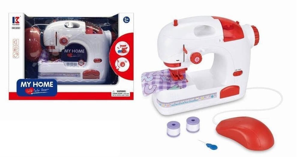 Maszyna do szycia dla dzieci z efektami świetlnymi i dźwiękowymi