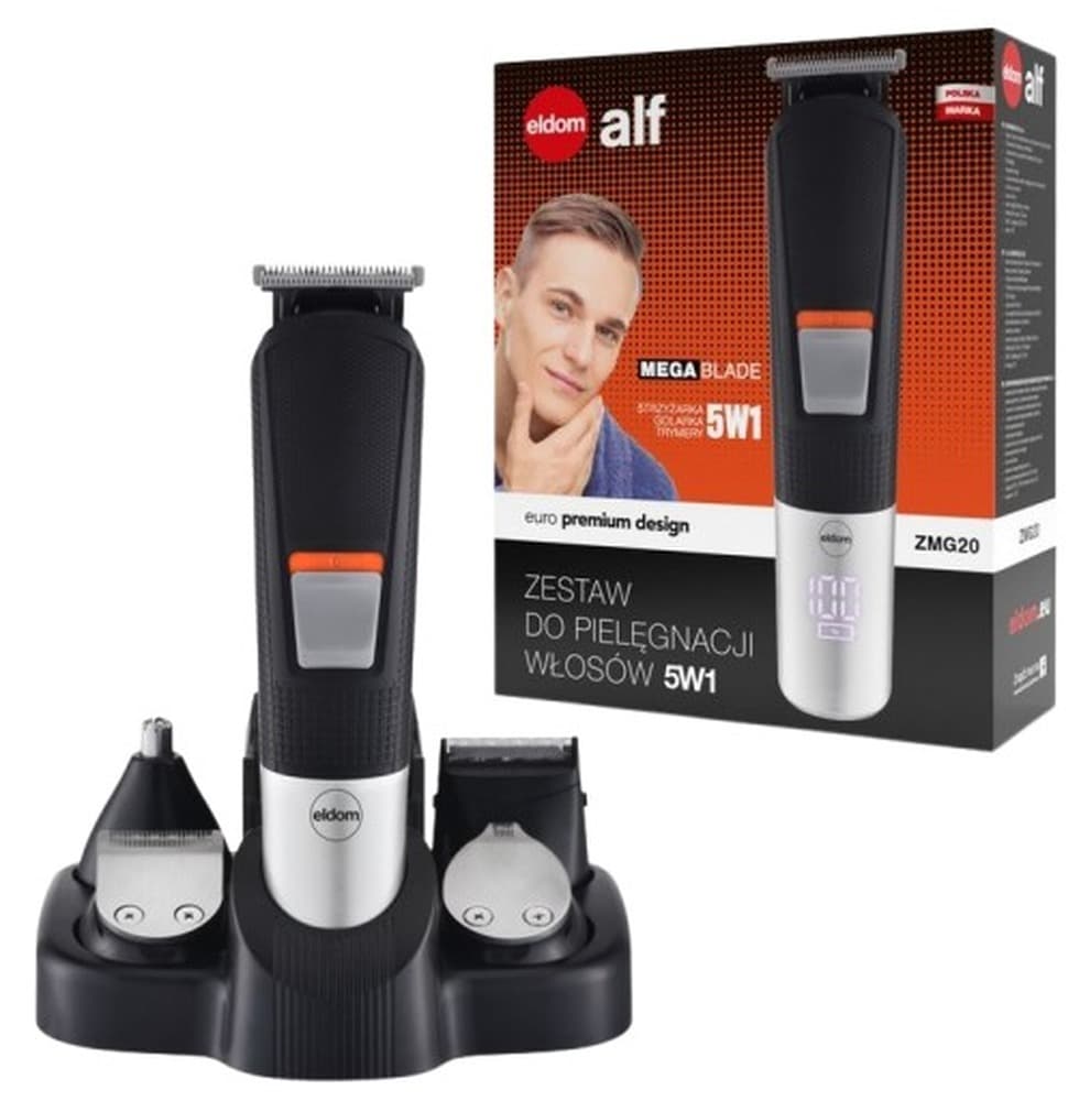 Maszynka do strzyżenia włosów z trymerem Eldom ZMG20