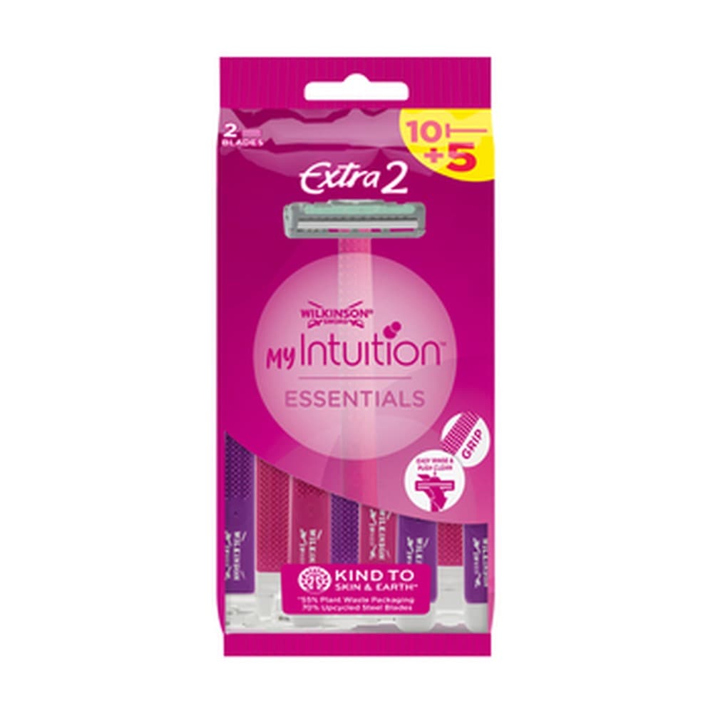 Maszynki do golenia jednorazowe Wilkinson Sword My Intuition Essentials Extra 2, 15 sztuk