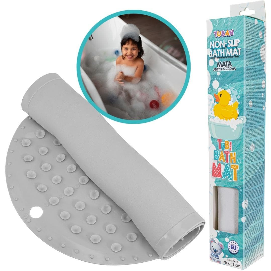 Mata kąpielowa Tubi antypoślizgowa szara