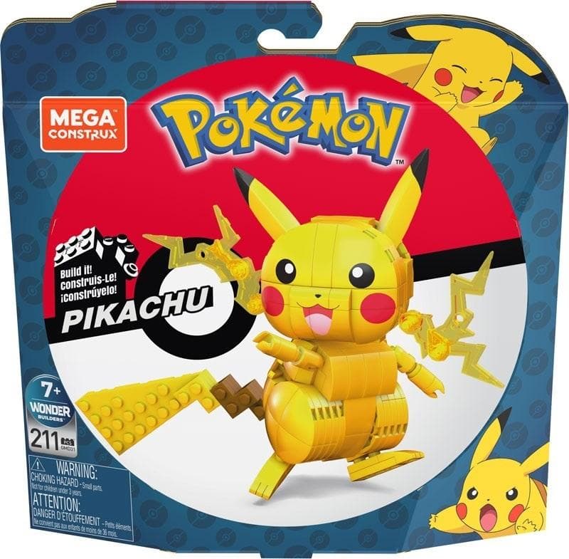 Mega Pikachu do zbudowania z ruchomymi elementami