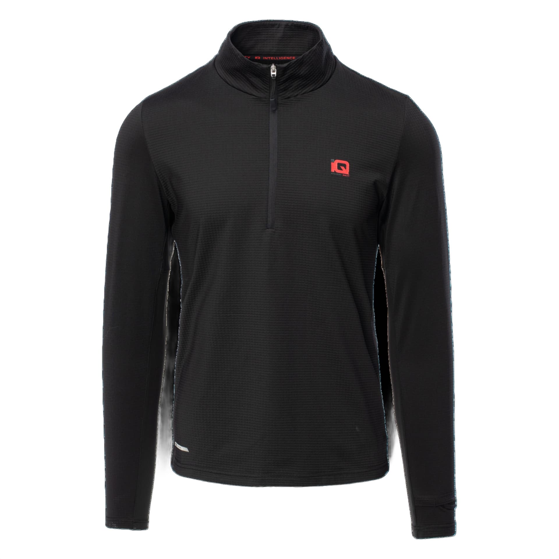 Męska koszulka z długim rękawem do biegania czarna XXL