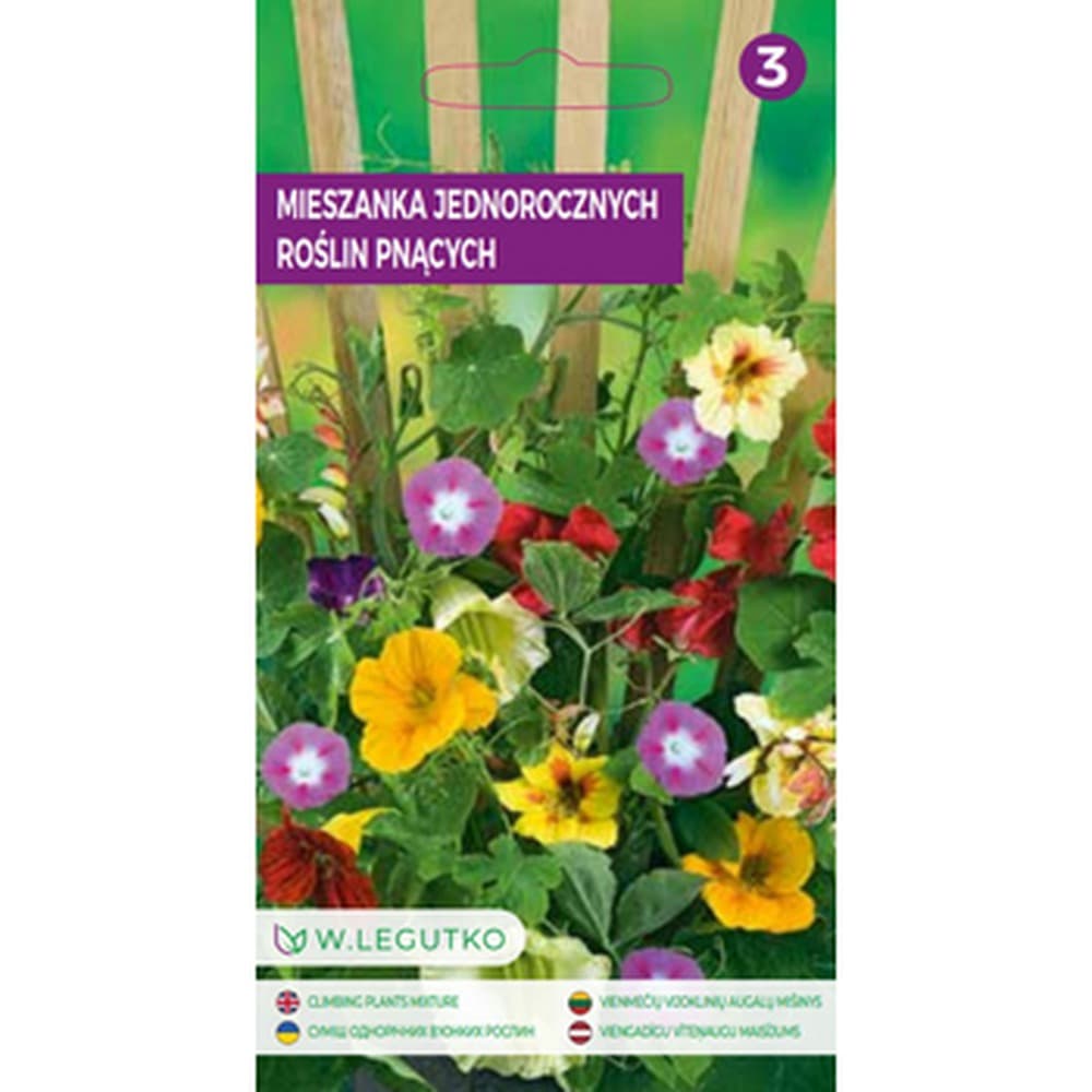 Mieszanka nasion roślin jednorocznych pnących pachnących