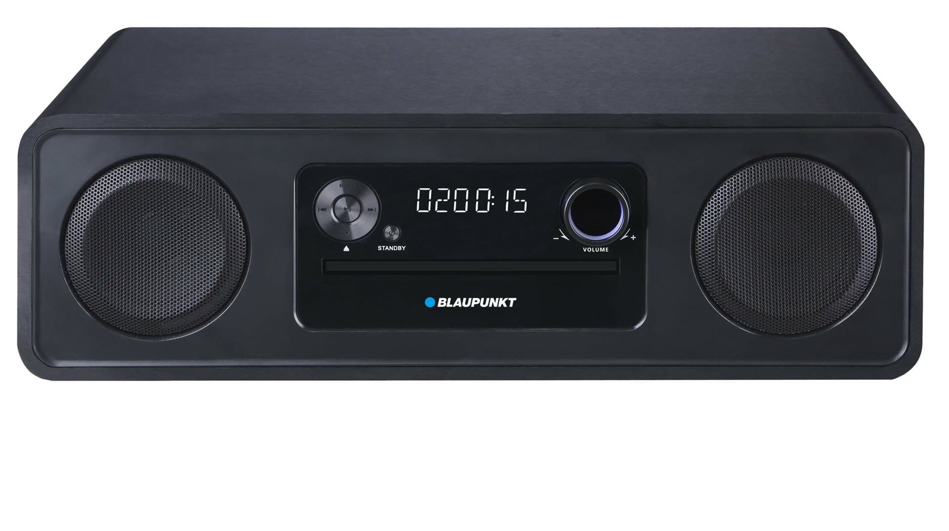 Mikrowieża z Bluetooth, odtwarzaczem CD/USB i radiem FM