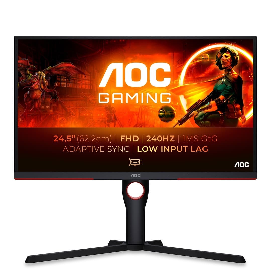 Monitor LED AOC 24,5 cala 25G3ZM/BK 240Hz