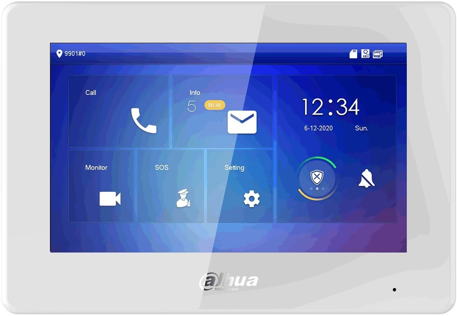 Monitor wideodomofonu Dahua z Wi-Fi