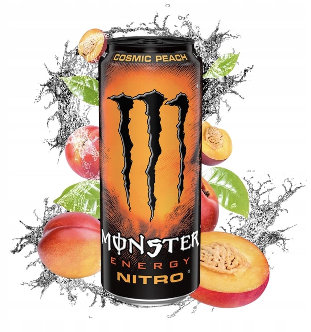 Monster Nitro Peach napój energetyczny 500 ml