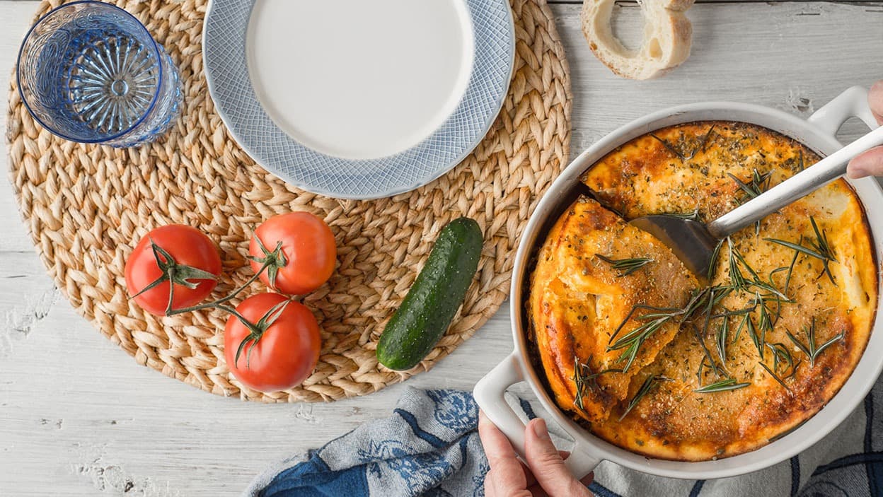 Moussaka warzywna z sosem beszamelowym 400 g