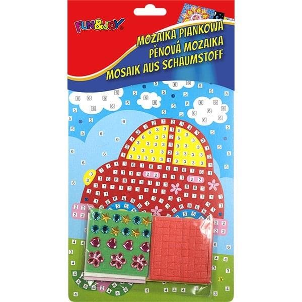 Mozaika piankowa z motywem auta do wyklejania