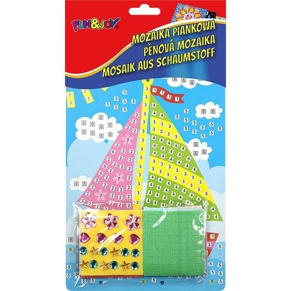 Mozaika piankowa Żaglówka z podstawką