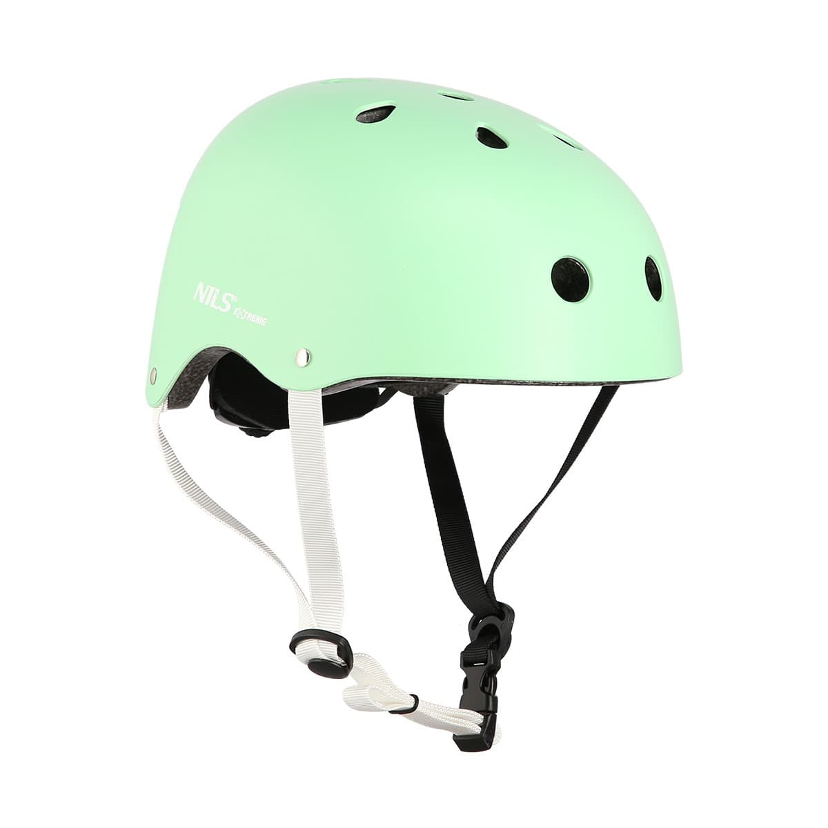 Kask rowerowy, do hulajnogi i rolek Nils Extreme MTW001 miętowy, rozmiar M (55-58cm)