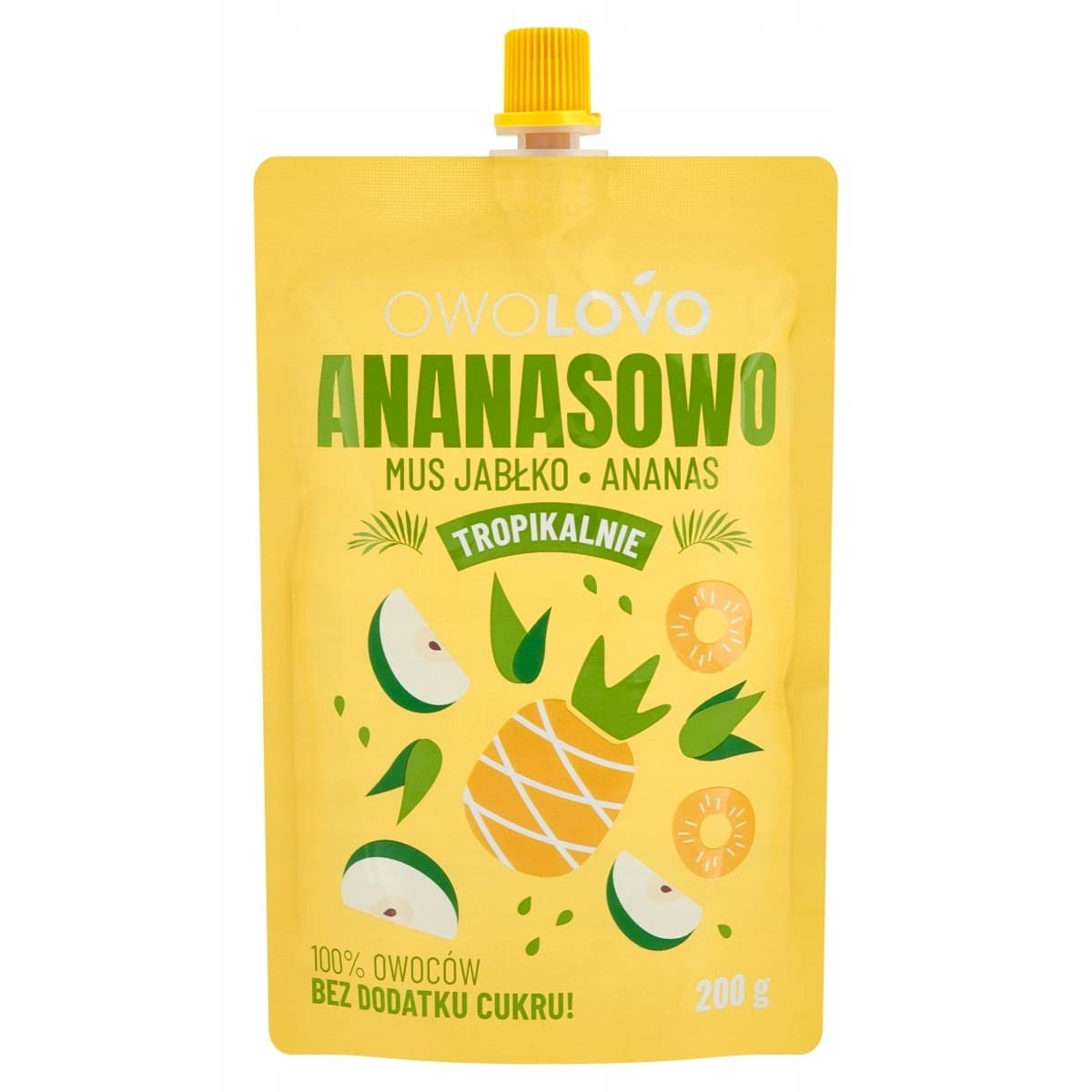 Mus jabłkowo-ananasowy Owolovo 200 g