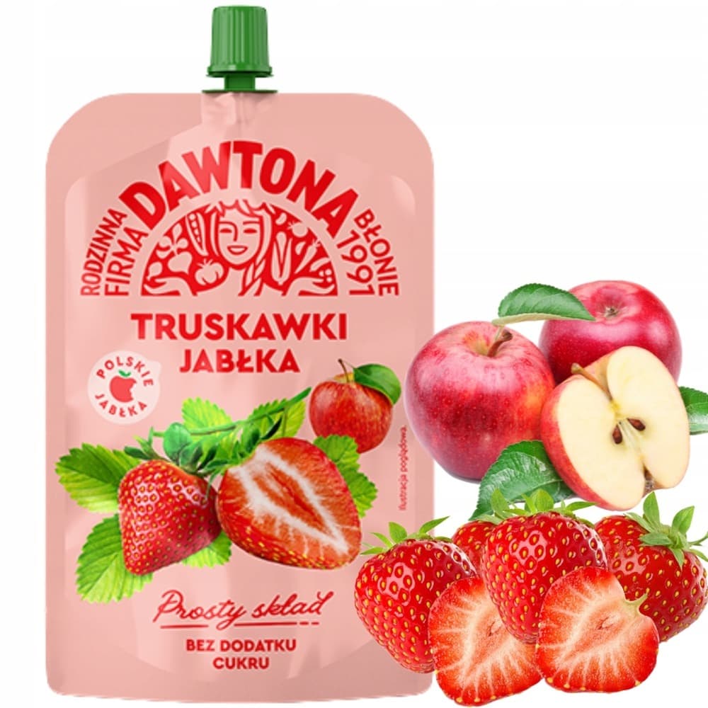Mus jabłkowo-truskawkowy dla dzieci 180 g
