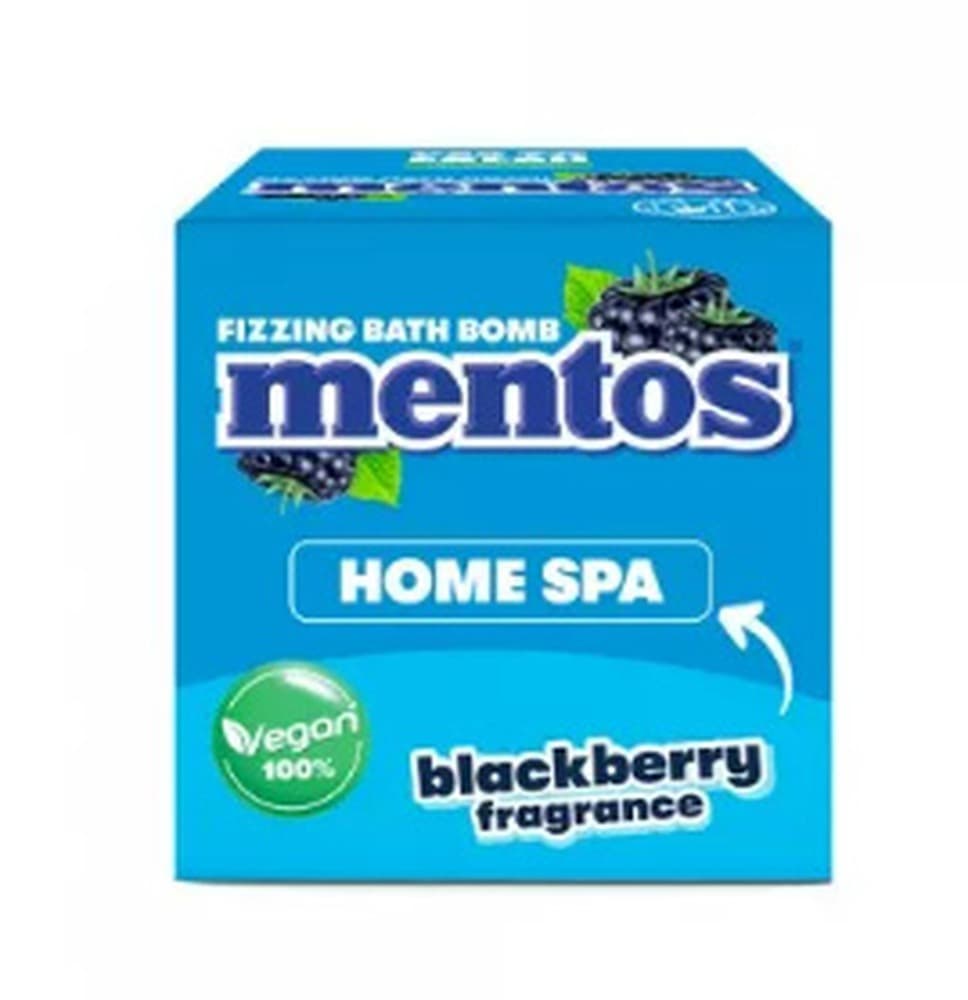 Musująca kula do kąpieli Mentos Jeżyna 140 g