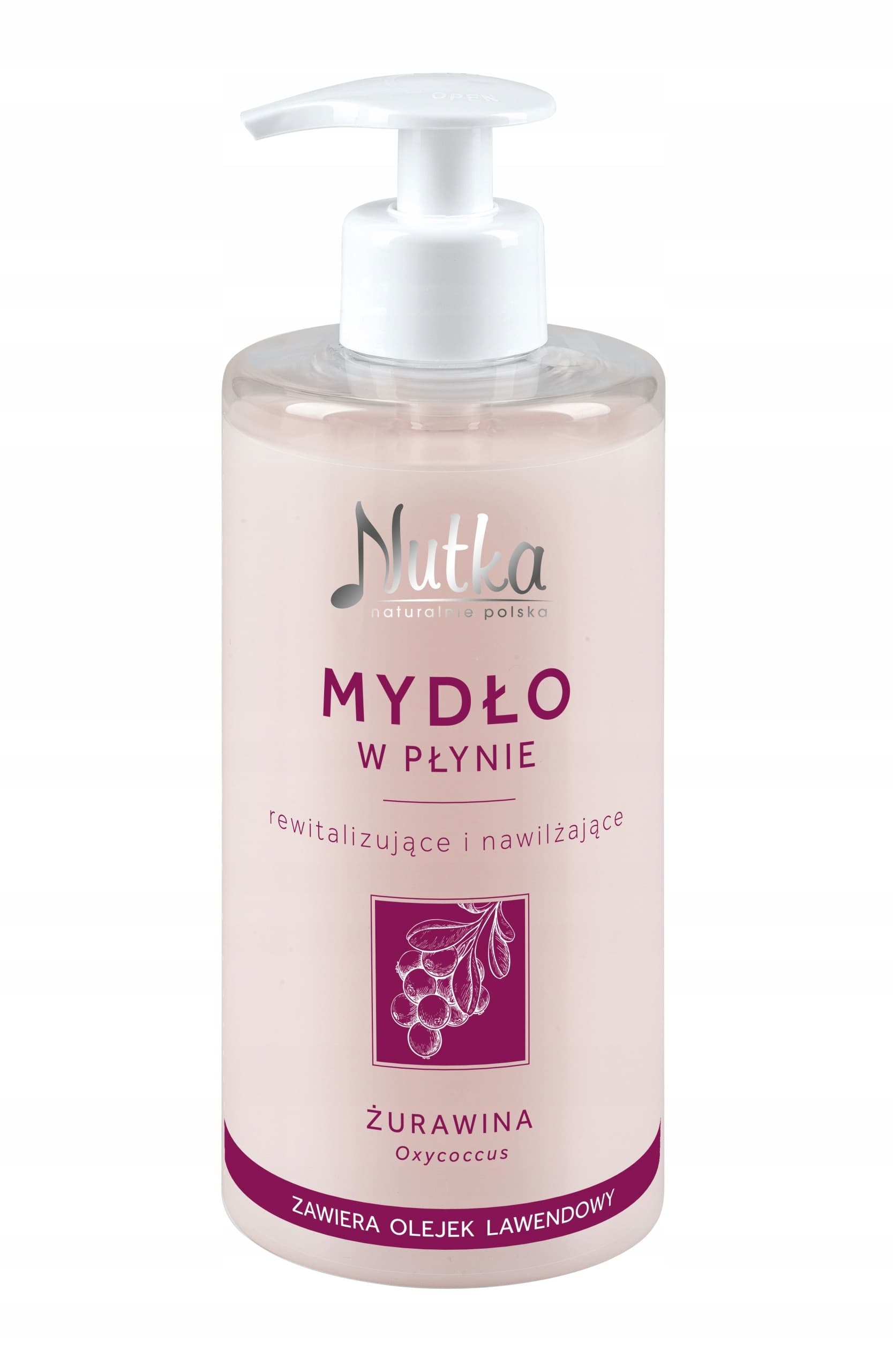 Mydło w płynie Nutka Żurawina 400 ml