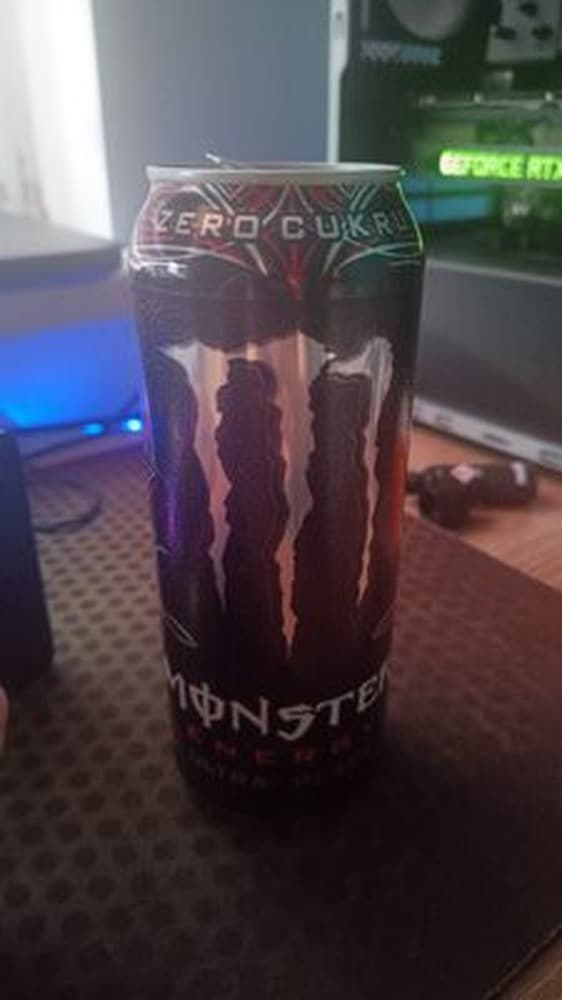 Napój energetyczny gazowany Monster Black Zero 500 ml