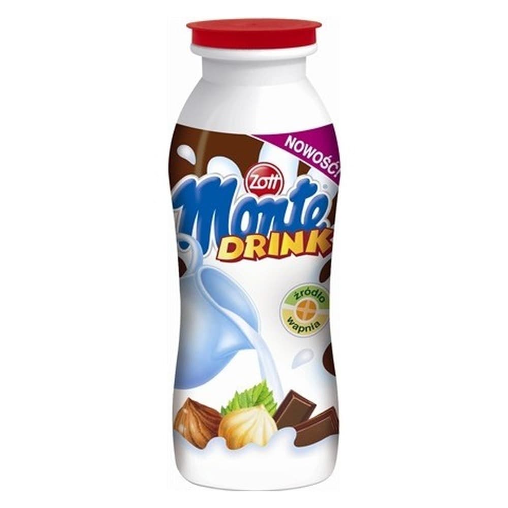 Napój mleczny o smaku czekoladowo-orzechowym Zott Monte 200 ml