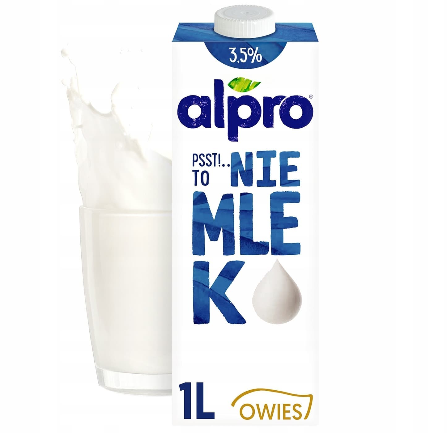 Napój owsiany Alpro bez mleka 3,5% tłuszczu 1L