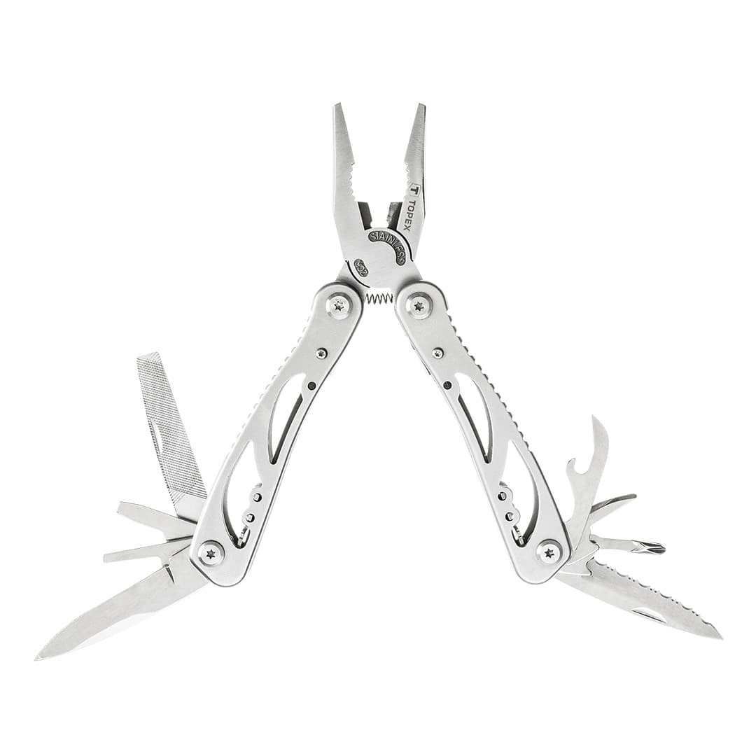 Narzędzie wielofunkcyjne srebrne zestaw 9 elementów