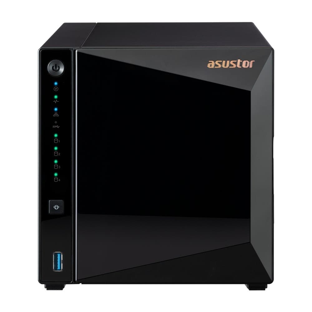 Serwer NAS Asustor AS3304T v2 Tower 4x 3.5" SATA HDD/SSD Realtek RTD1619B 2GB DDR4 1x 2.5GbE 3x USB 3.2