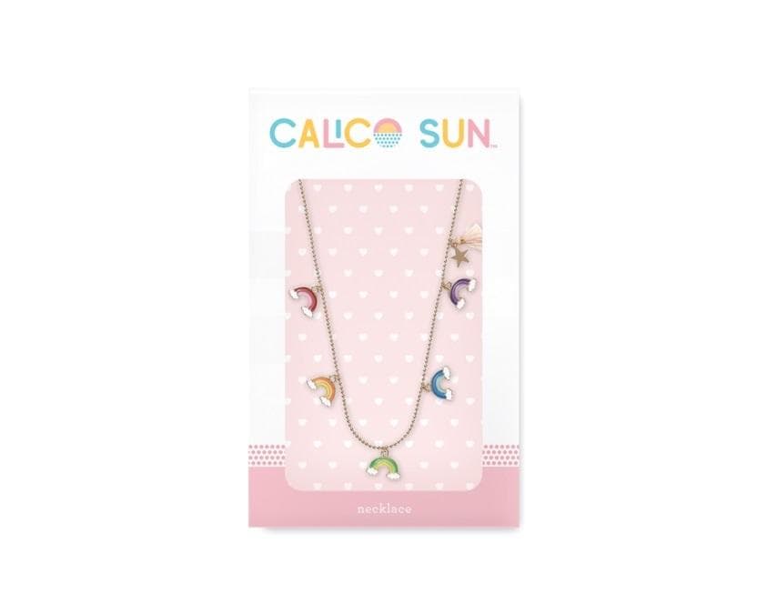 Naszyjnik Amy - Kolorowa tęcza z gwiazdką i frędzelkiem