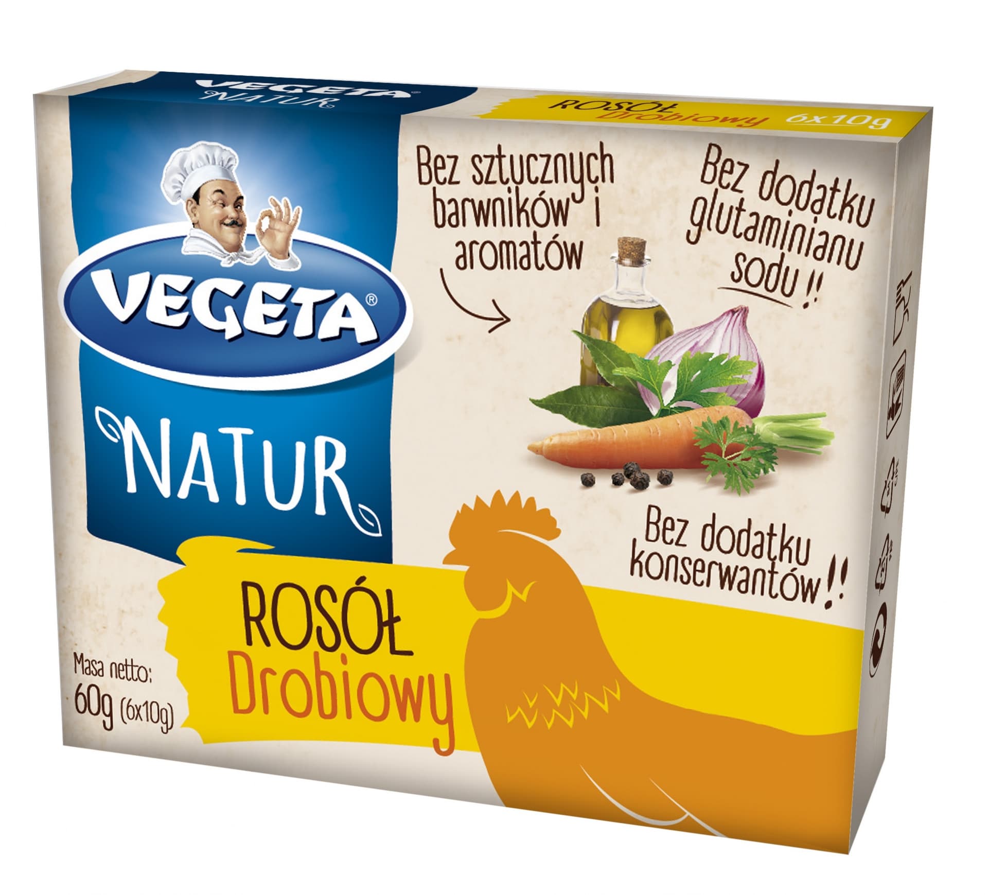 Naturalny rosół drobiowy Vegeta 60 g