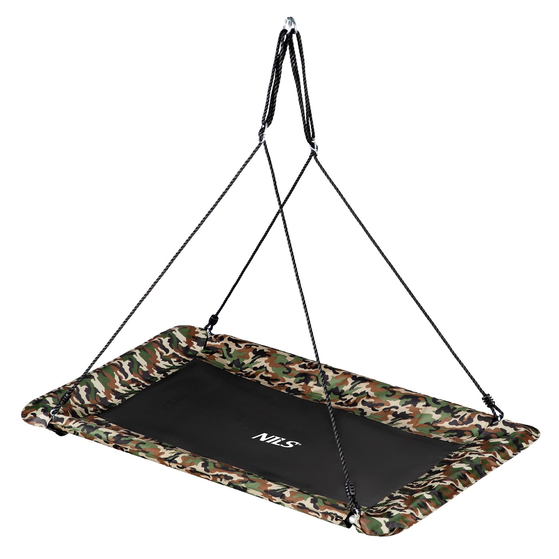 Prostokątna huśtawka bocianie gniazdo Nils Moro 150 x 80 cm