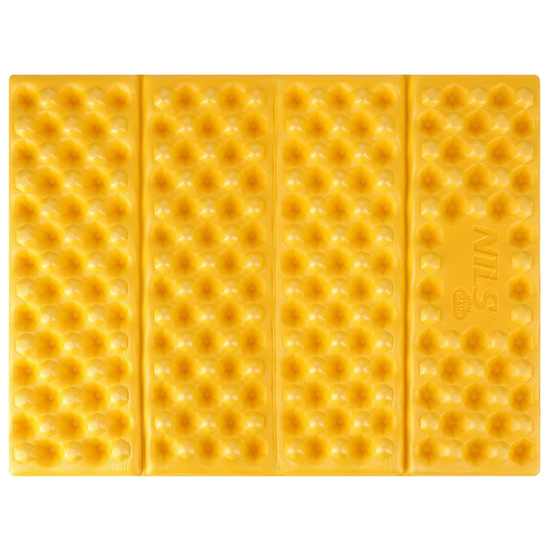 Karimata kempingowa do siedzenia z podbiciem aluminiowym i pianką IXPE 40 cm żółta