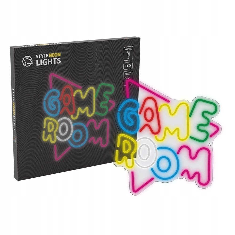 Neon LED do pokoju gracza Manta