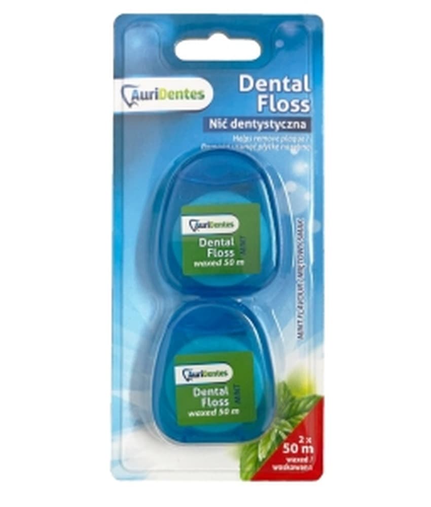 Nić dentystyczna Aurident Mint 50 m podwójna