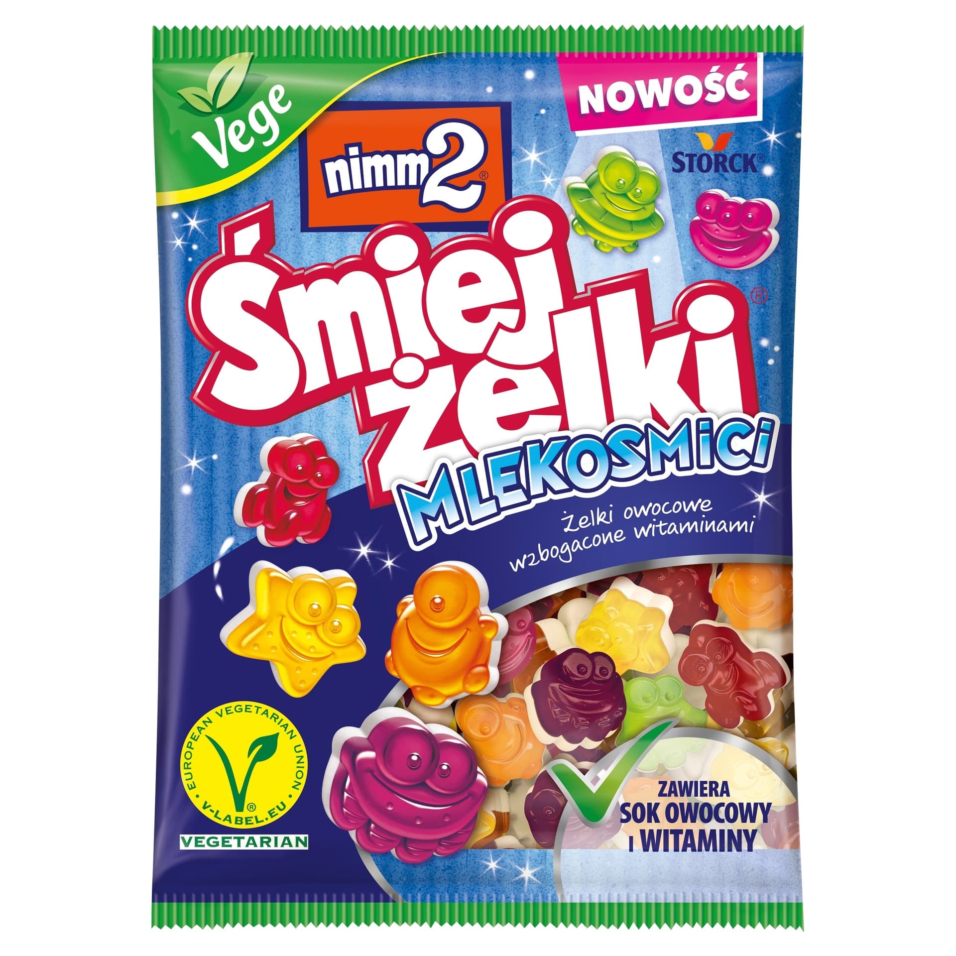 Nimm2 Śmiejżelki Mlekosmici 90 g