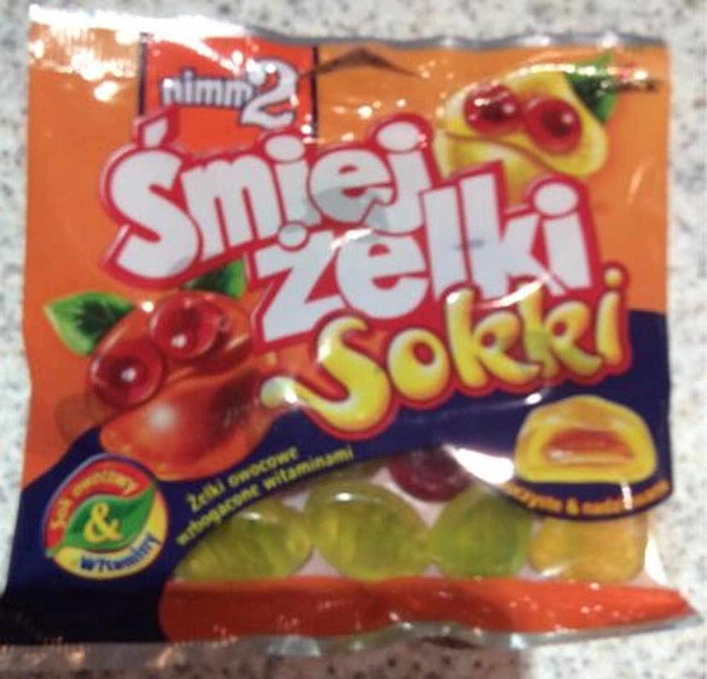 Nimm2 Śmiejżelki Sokki - Żelki owocowe z sokiem 90g