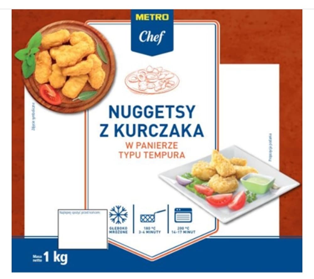 Nuggetsy z kurczaka w tempurze 1 kg
