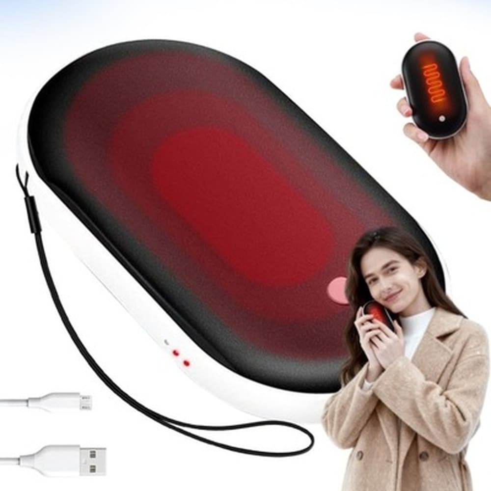 Ogrzewacz do rąk w kształcie dyni przenośny