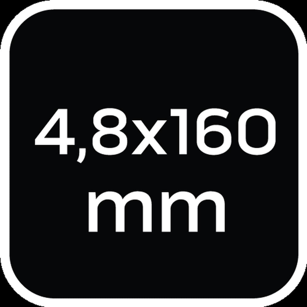 Opaski zaciskowe ogrodowe brązowe 4.8 x 160 mm, 50 sztuk