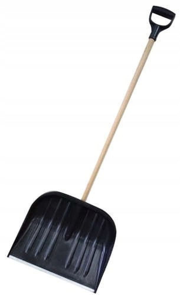 Łopata do śniegu ECO z drewnianym trzonkiem 470 x 370 mm