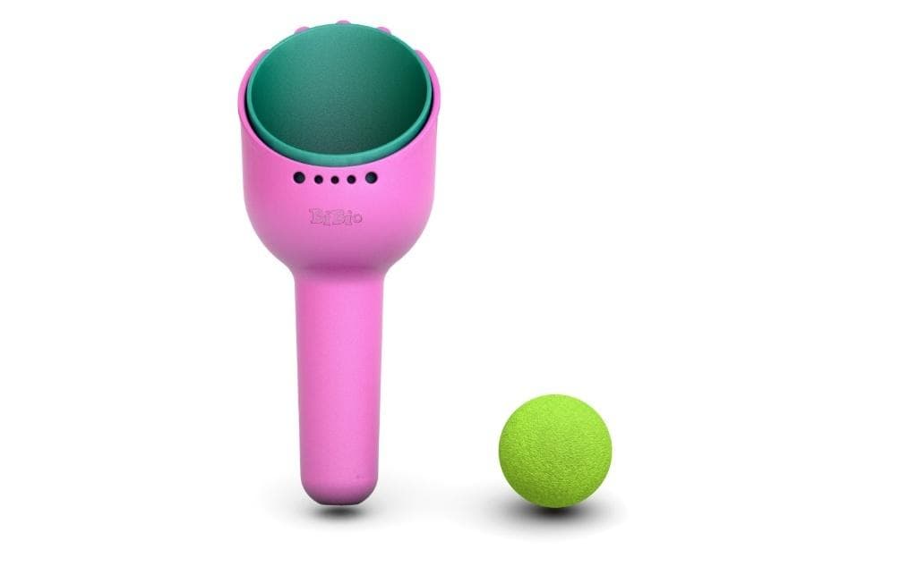 Łopatko-grabki do pielęgnacji roślin różowe