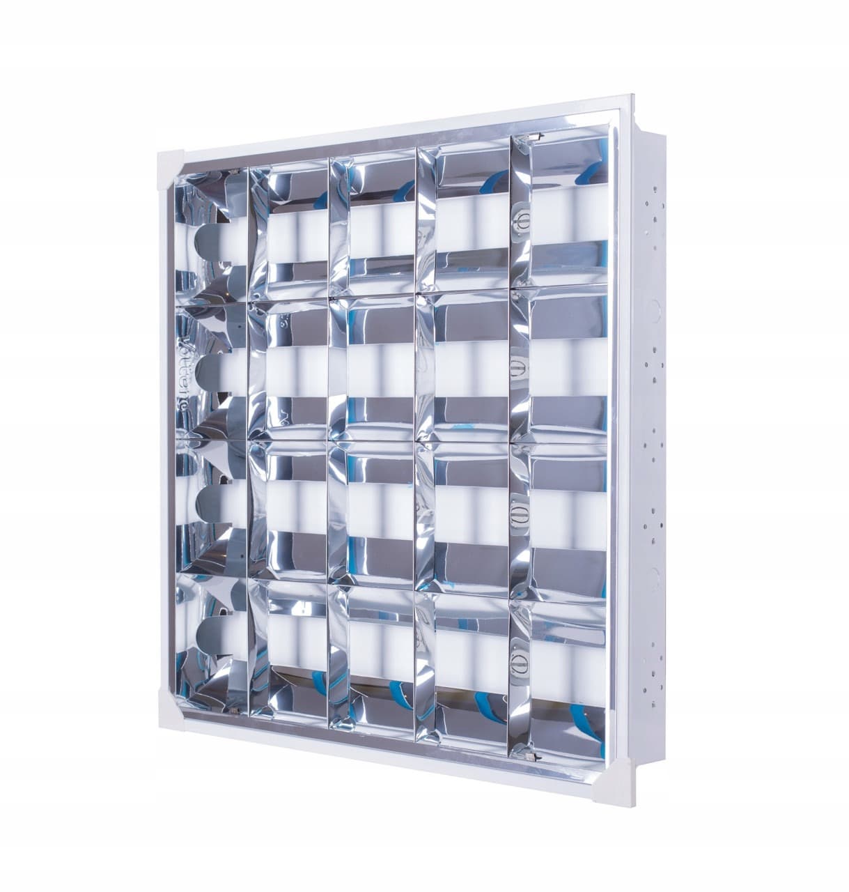 Oprawa rastrowa podtynkowa LED 4 x 60 cm T8