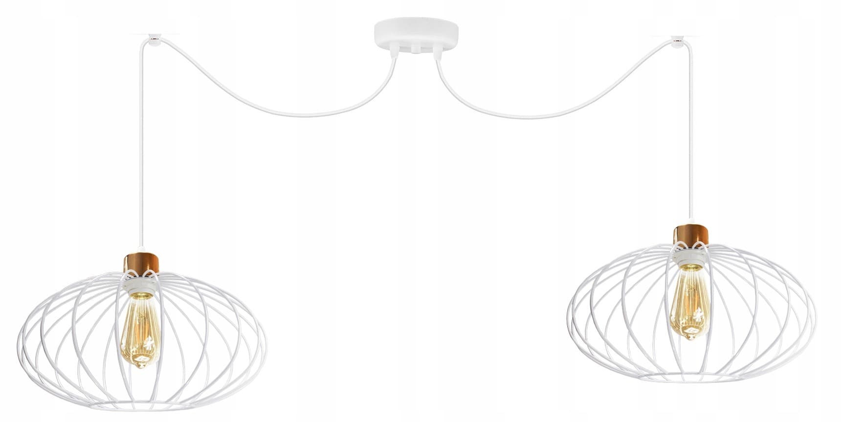 Oprawa sufitowa biała do montażu natynkowego