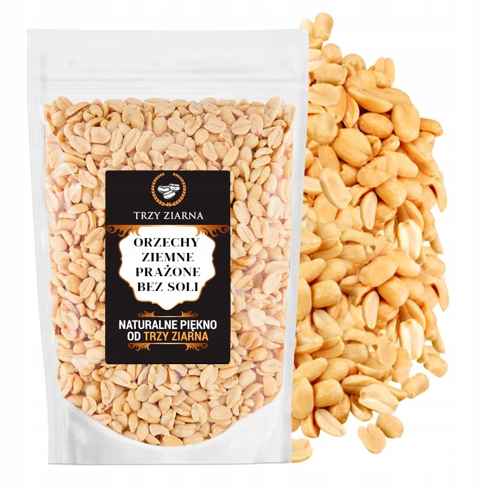 Orzeszki ziemne prażone bez soli TGE 1 kg