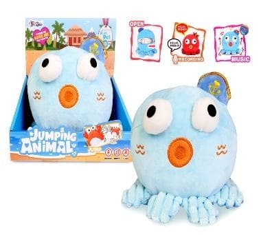 Ośmiornica interaktywna skacząca z muzyką dla dzieci 3+