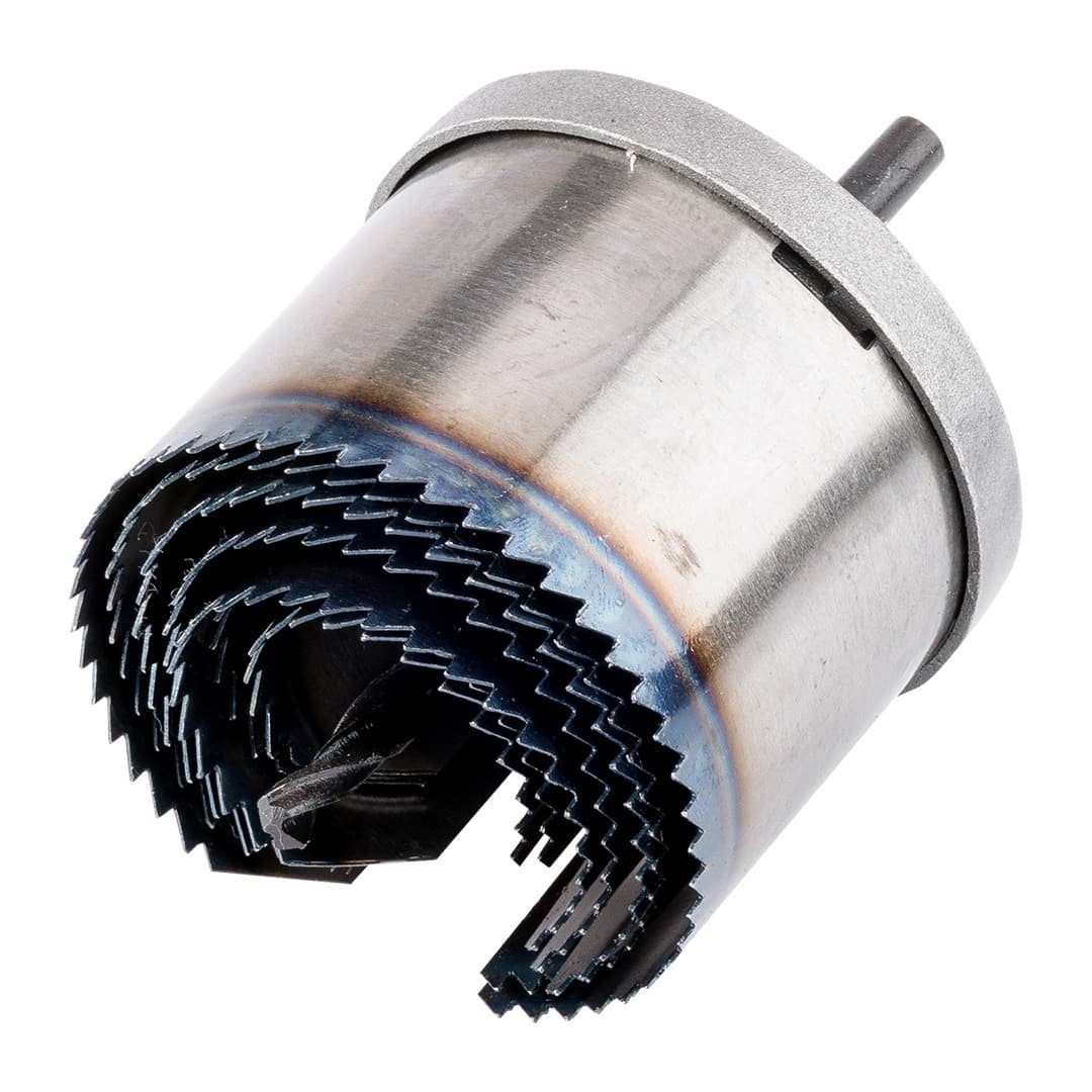 Otwornice do drewna 26-63 mm, wysokość 50 mm, zęby hartowane, zestaw 7 sztuk