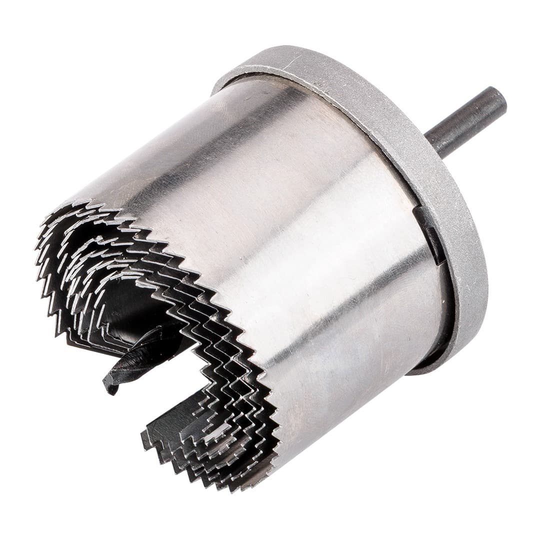 Otwornice do drewna i tworzyw sztucznych 26-63 mm, wysokość 50 mm, zestaw 7 sztuk