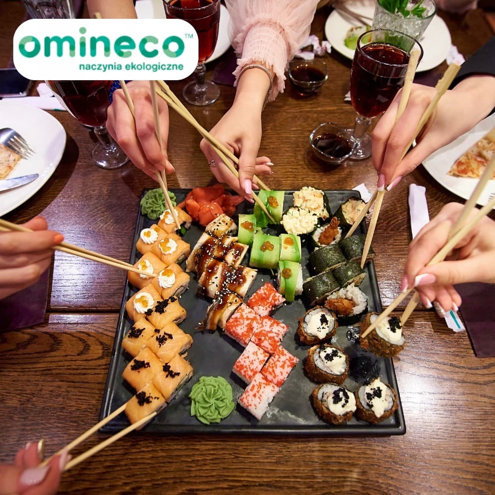 Pałeczki do sushi bambusowe 50 par