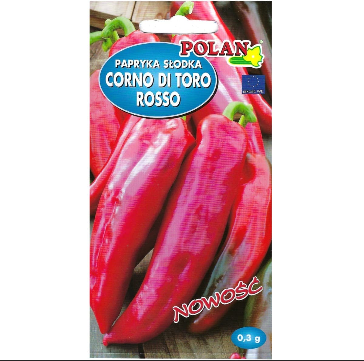 Papryka słodka Corno di Toro - duże, wydłużone owoce