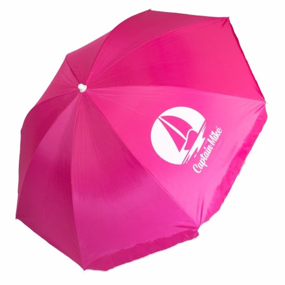 Parasol plażowy różowy o średnicy 160 cm