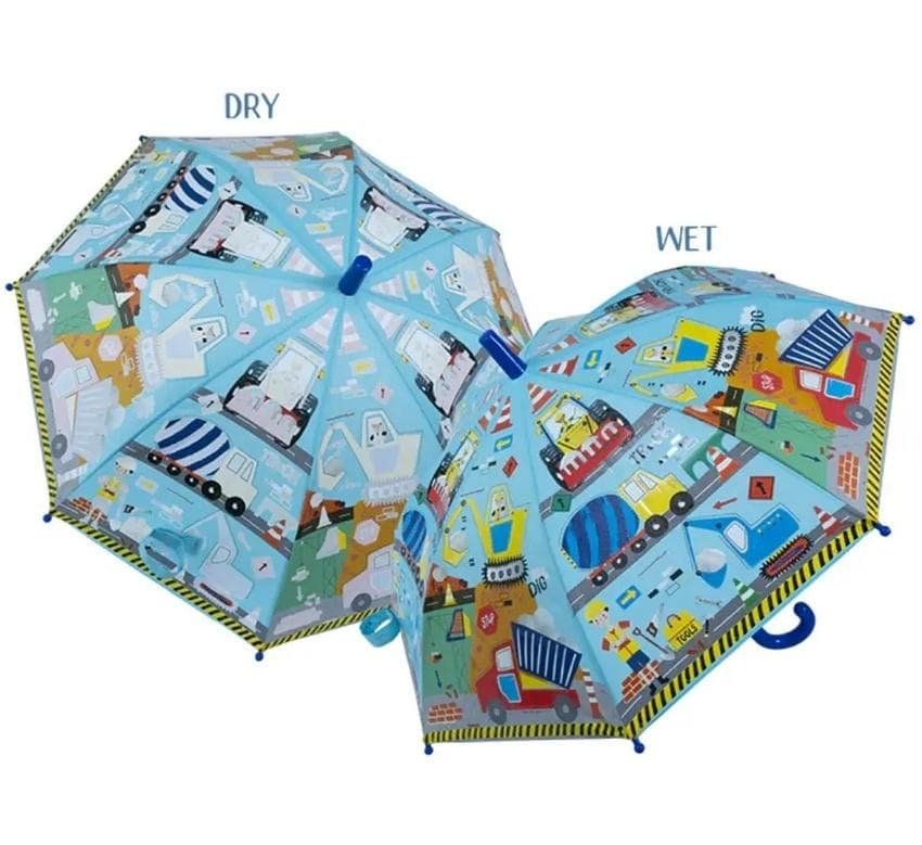 Parasolka dziecięca zmieniająca kolory Na Budowie